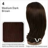 Vivica A Fox Pure Stretch Cap 100% Premium Human Hair "8 Inch" layered semi wet style   Wig- H218-V