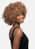 VIVICA A FOX  LEXIE 11″ LAYERED AFRO WITH TIGHT CURL Pure Stretch Cap Wig