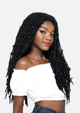 VIVICA A FOX  LUMINA 25″ LAYERED BUTTERFLY LOCS STYLE Pure Comfort Cap Wig
