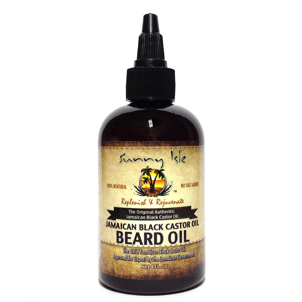 Sunny Isle Jamican Black Castor Beard Oil 4oz 118.3ml